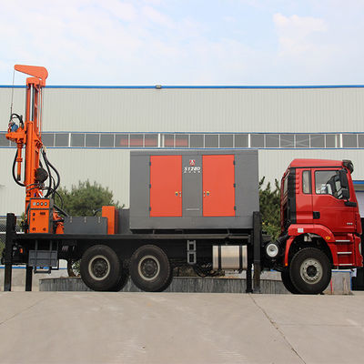 Machine de forage de puits d'eau montée sur un camion à 350 m de profondeur avec camion HOWO 6X4