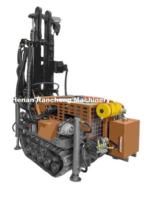 150 m de profondeur Mini Portable Crawler Machine de forage de puits d'eau pour les projets de forage de l'eau