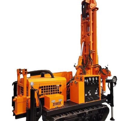 Efficacité de forage élevée 150m profondeur Diesel Hydraulique Forage de la plate-forme de forage de puits de montagne et de roche