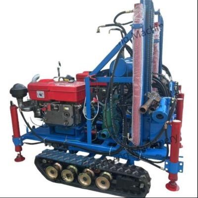 Excavatrice hydraulique montée 160m Forage de puits de forage de puits d'eau Machine de forage de puits avec moteur 35HP