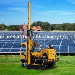 Conducteur de pile solaire avec moteur de 39 kW 170 cm Profondeur de forage 2600 mm Hauteur de la pile