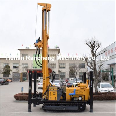 RCF400C 400m Profondeur de forage Pneumatique Crawler Machine de puits d'eau entraînée par moteur diesel