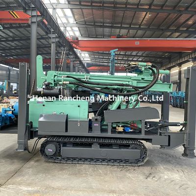 Machine de forage DTH 300m de profondeur de forage montée sur un gratte-ciel avec moteur de 85 kW