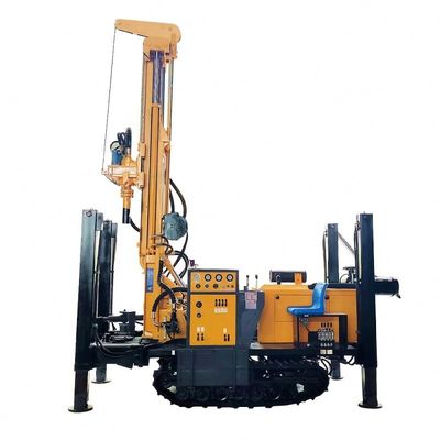 Machine de forage hydraulique diesel de 58 kW pour puits d'eau de 200 m avec ascenseur de 5 T