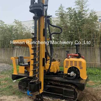 Conducteur de pile solaire avec 6m Frame Post Crawler Ramming Machine
