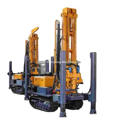 Rig de forage de puits d'eau de roche dure à 180 m de profondeur avec moteur de 55 kW