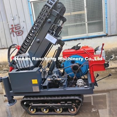 4 jambes hydrauliques 30 m de profondeur équipement de pilotage de pile solaire avec moteur diesel 25HP