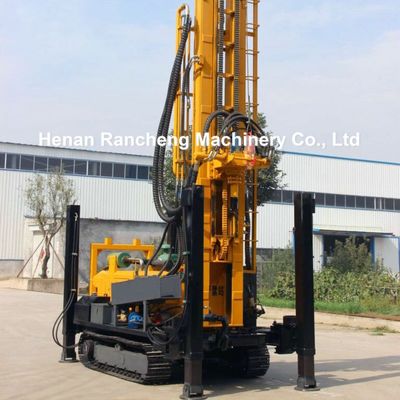 Forage hydraulique de puits d'eau de forage de puits d'eau de 350m Crawler hydraulique Portable machine de forage