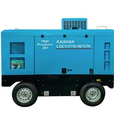 Compresseur d'air à petite vis diesel KAISHAN LGCY pour l'exploitation minière et le forage de puits d'eau