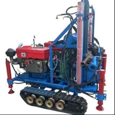 Petit cylindre de forage hydraulique à 160 m de profondeur, machine de creusement d'eau, ramponneur, puits d'eau monté, puits de forage