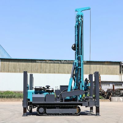 RCF280C Rig de forage de puits d'eau en acier à voie avec une profondeur de forage de 280 mètres