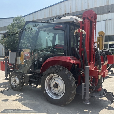 Foreuse hydraulique complète montée sur tracteur pour forage de puits d'eau, profondeur 300m