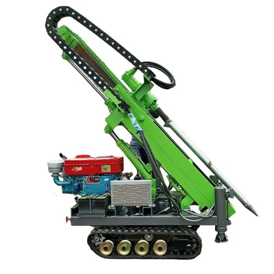 Crouleur en caoutchouc monté pilote de pile solaire 25HP moteur diesel 30m profondeur de pile