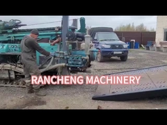 180m Deep Rock RCF180C Crawler déplaçant une plateforme de forage multifonctionnelle en stock