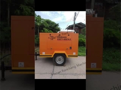 KSCY-400/14.5K Compresseur d'air à vis portable diesel de 400 cm3 avec moteur Cummins